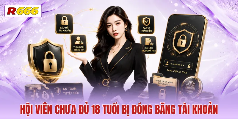 Hội viên chưa đủ 18 tuổi bị đóng băng tài khoản